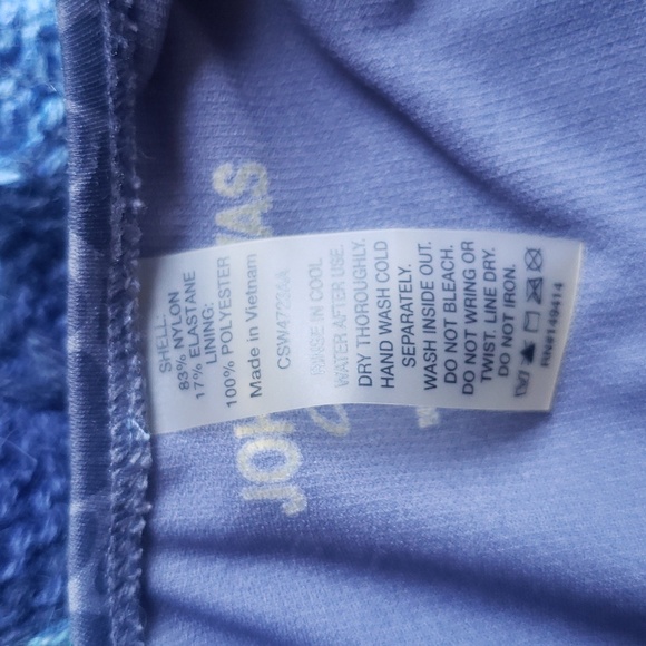 Johnny Was Sea Owl Square Neck Floral Patterned Women's One Piece Bikini Size M - Picture 5 of 6